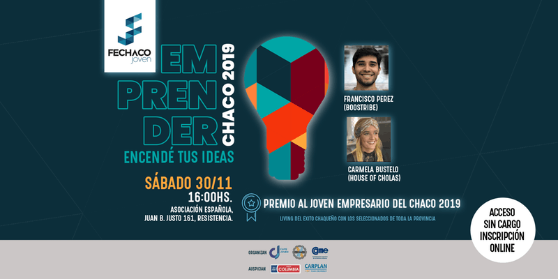 La FECHACO Joven lanz el Emprender Chaco 2019 y distinguir al